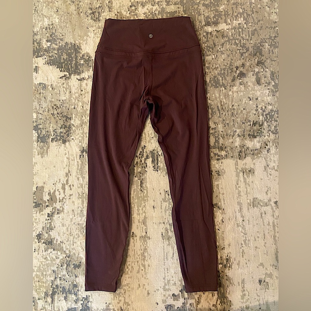 Maroon Crz yoga butterluxe leggings